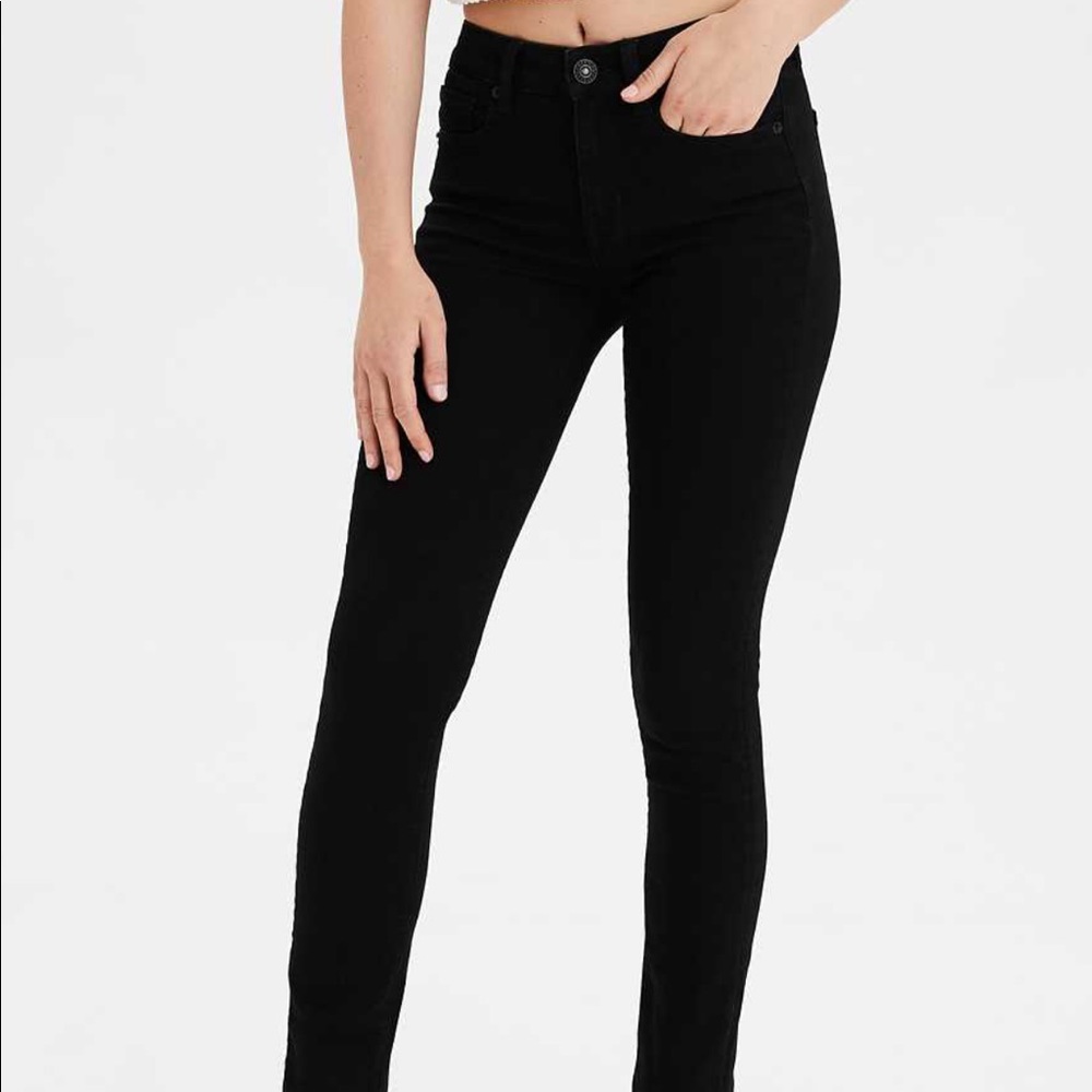 3/$20 AE Black DREAM JEAN High Rise Skinny Jeans